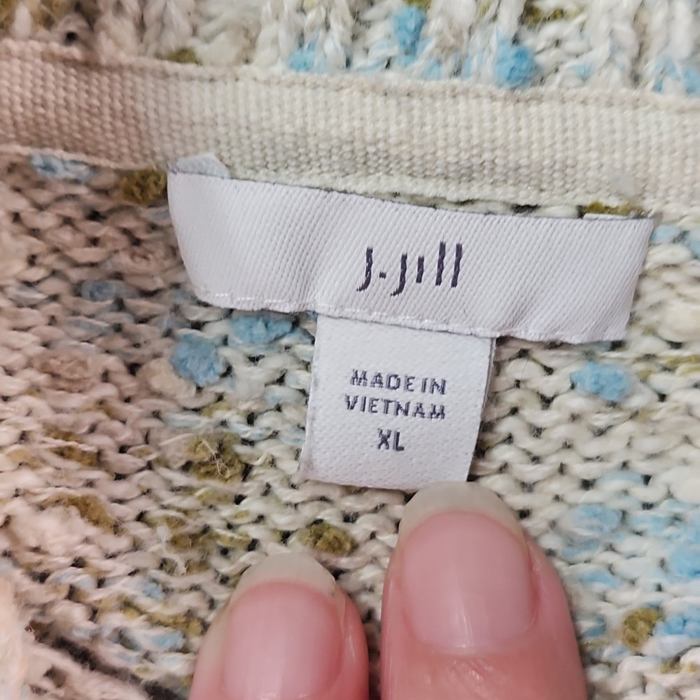 J Jill Sweater Womens XL Coastal Grandma Quiet Luxury Minimalist Tutleneck Boxy - Picture 6 of 15